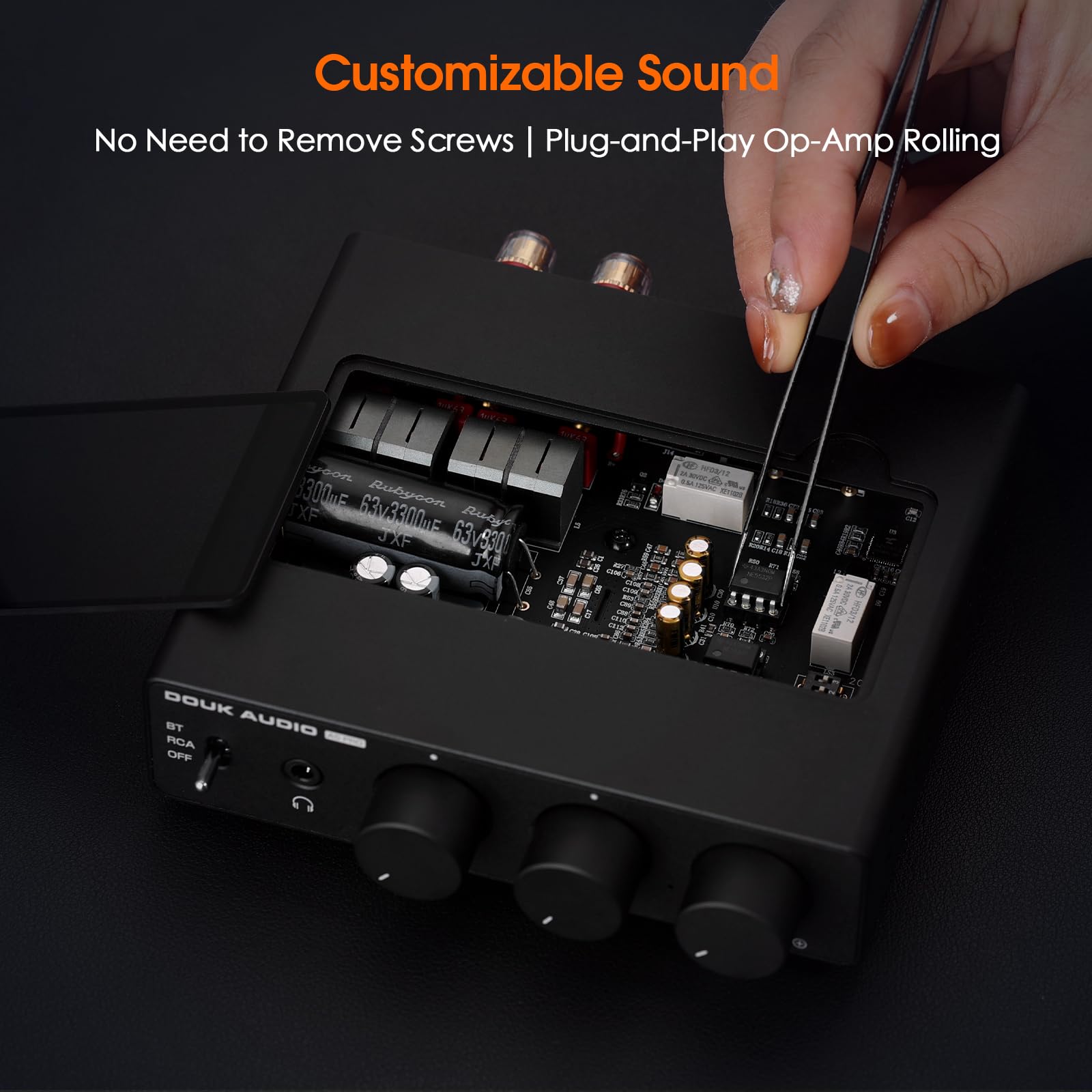 Amazon.com: Douk Audio 2 Channel Bluetooth Amp: HiFi Stereo